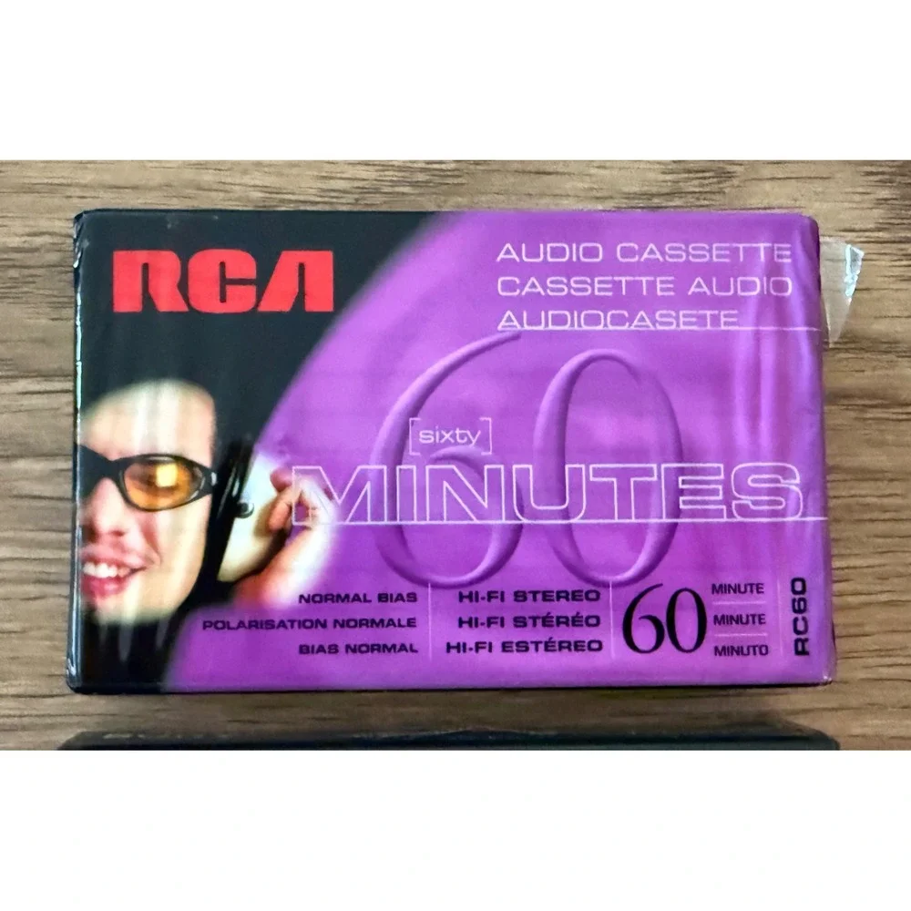 Sony HF 90 & RCA 60 Blank Audio Cassette Tapes Lot of 2 New Sealed Normal Bias